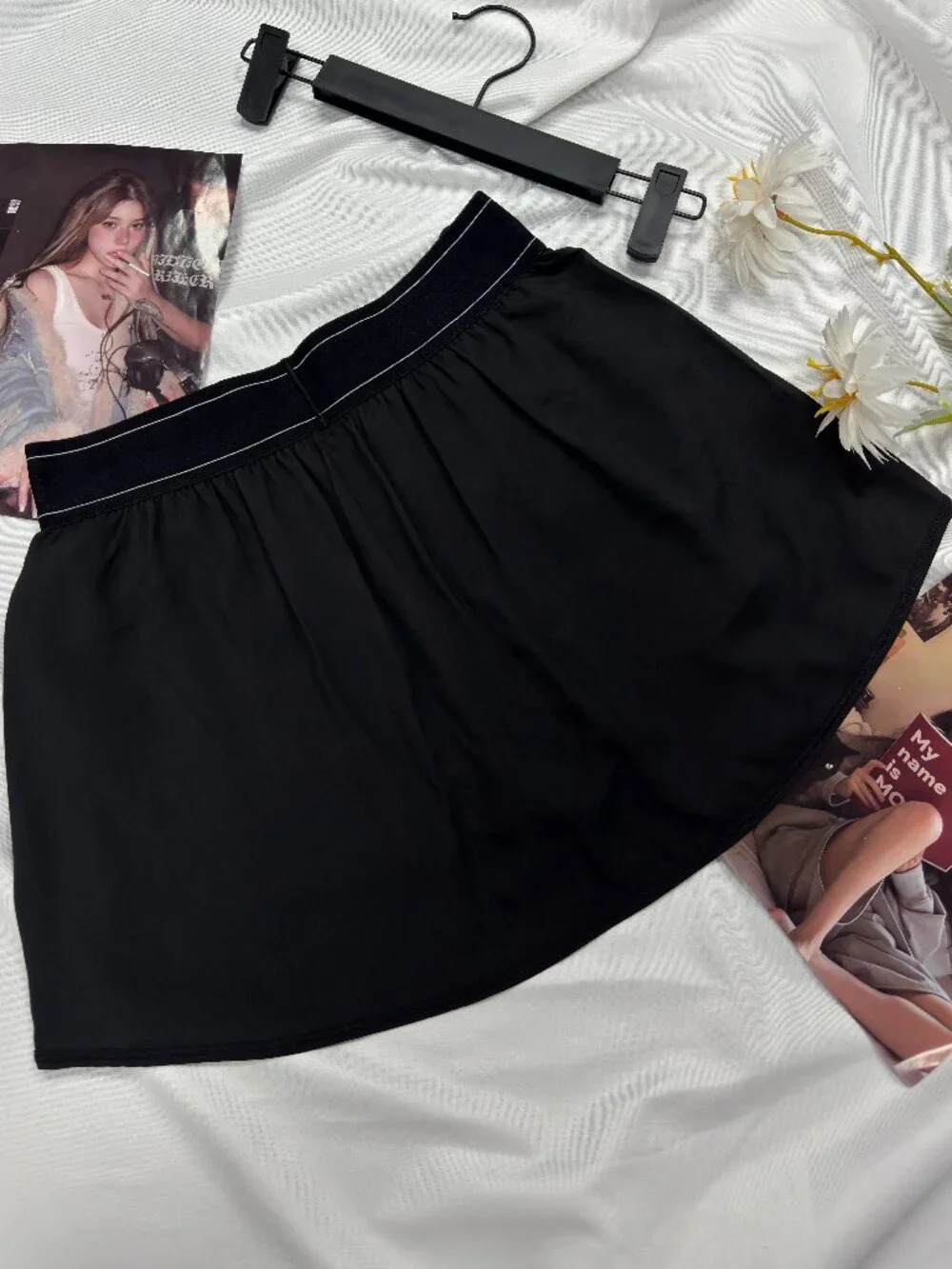 NWT Alo Yoga Women’s Match Point Tennis Skirt Black🎾Cute Preppy Athletic Skirt